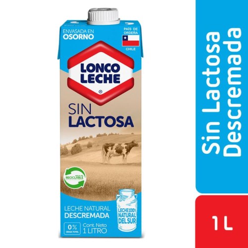 lonco leche sin lactosa descremada